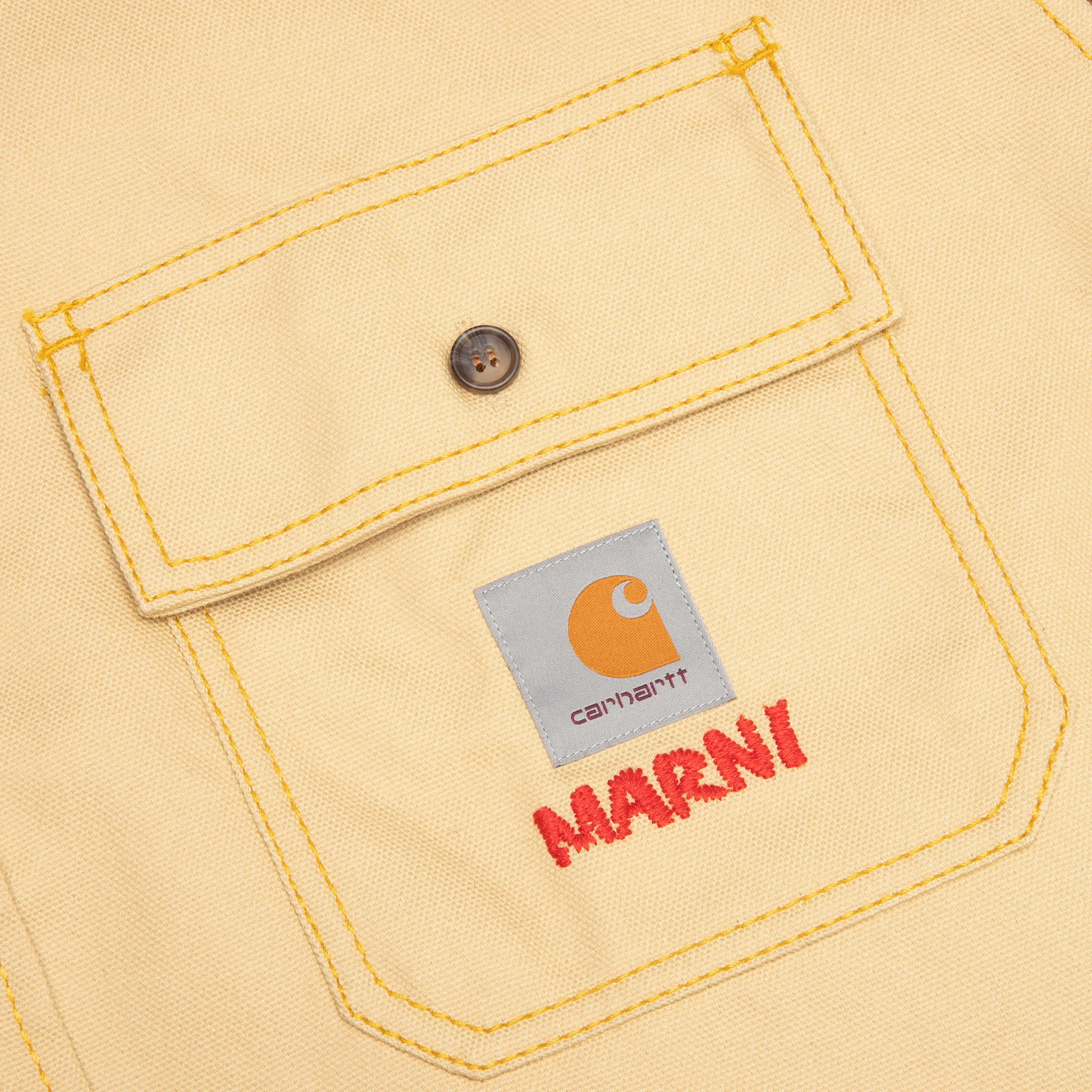 Marni x Carhartt WIP Color-Block L/S Overshirt - Tobacco