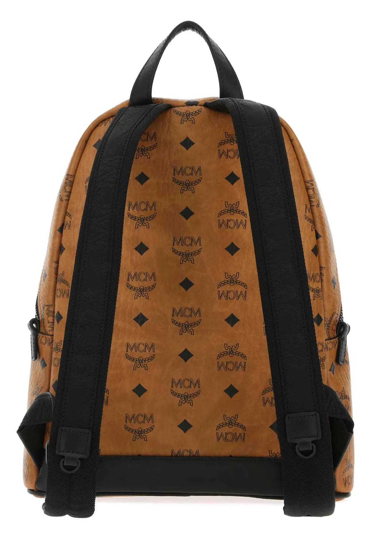 MCM All-Over Monogram Printed Backpack