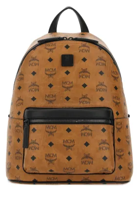 MCM All-Over Monogram Printed Backpack