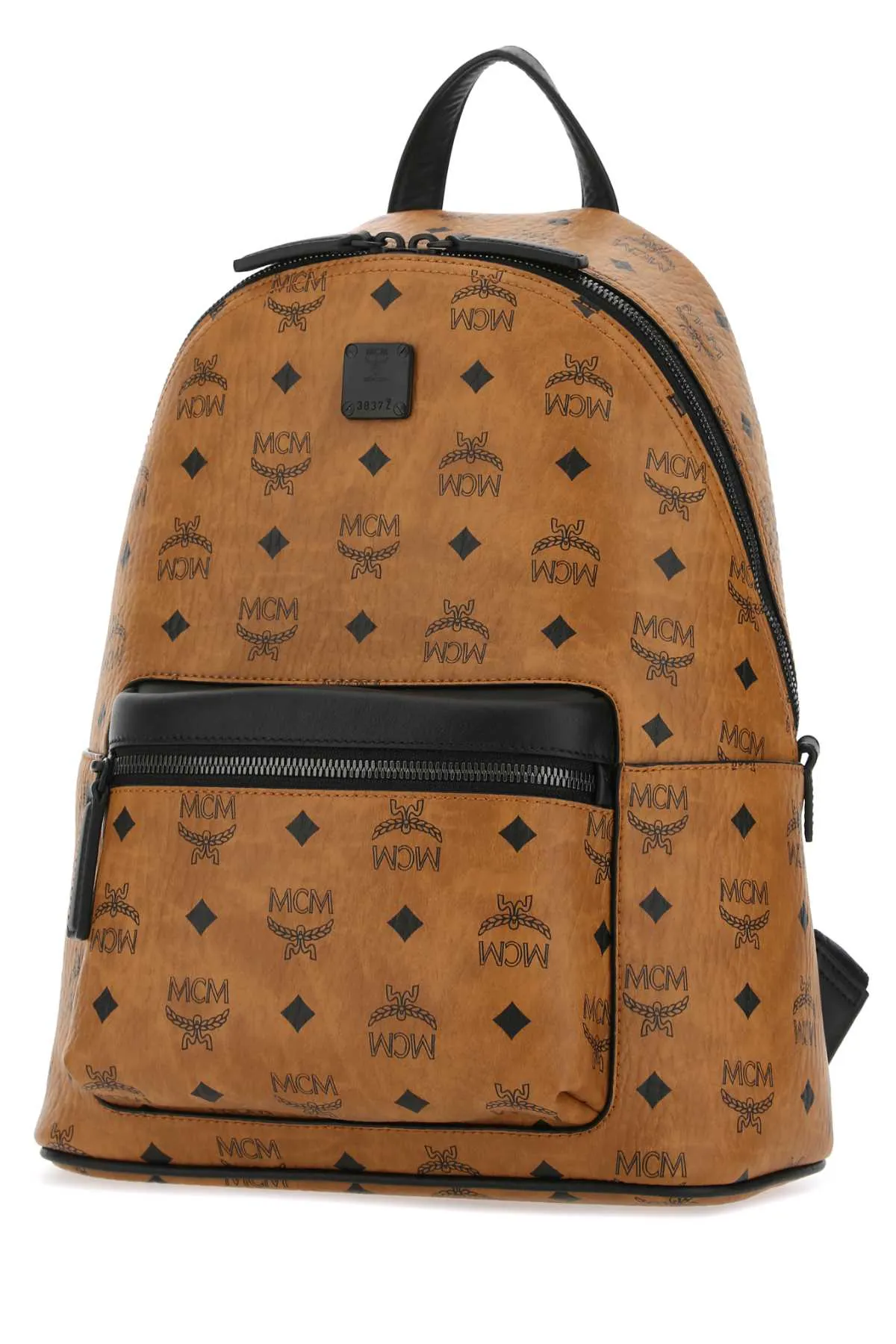 MCM All-Over Monogram Printed Backpack