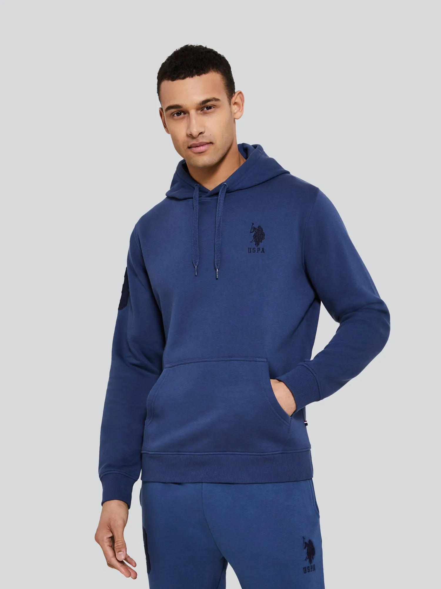 Mens Player 3 Hoodie in Dark Denim