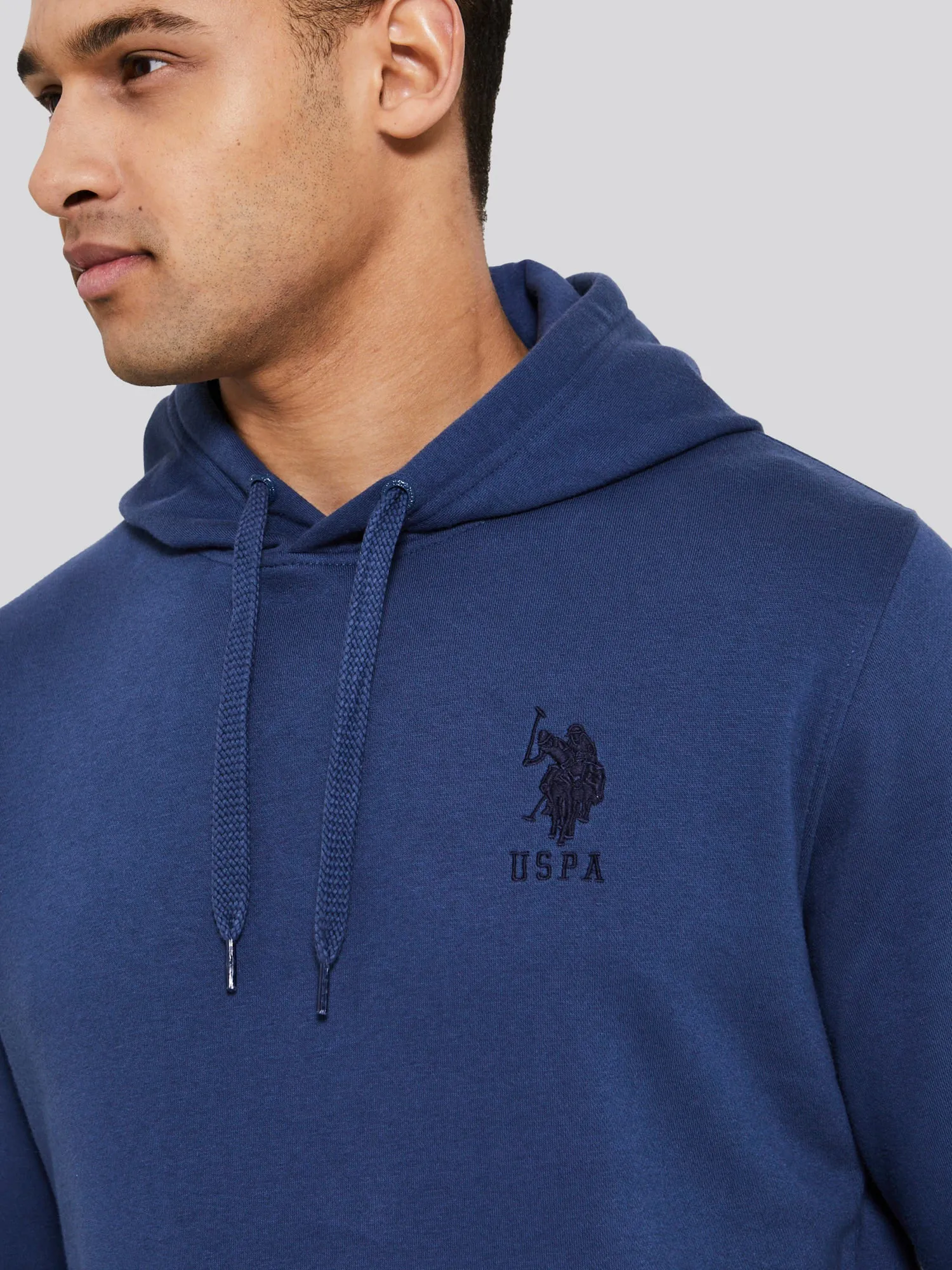 Mens Player 3 Hoodie in Dark Denim