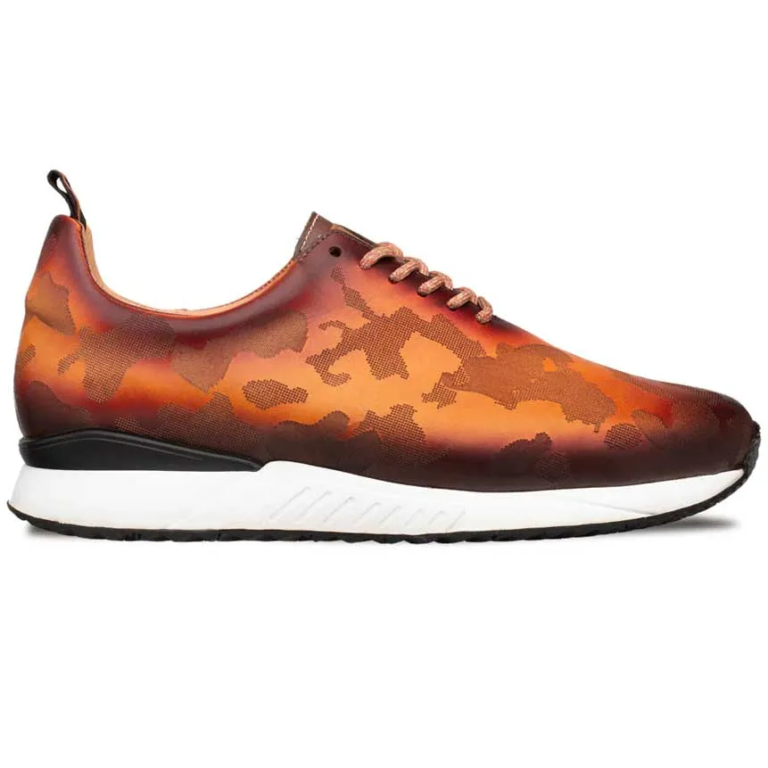 Mezlan Camouflage Deluxe Sneaker Multi Rust