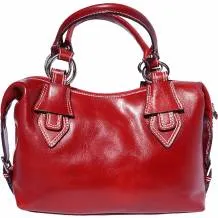 Modern Angles Powerful Patricia Genuine Leather Handbag