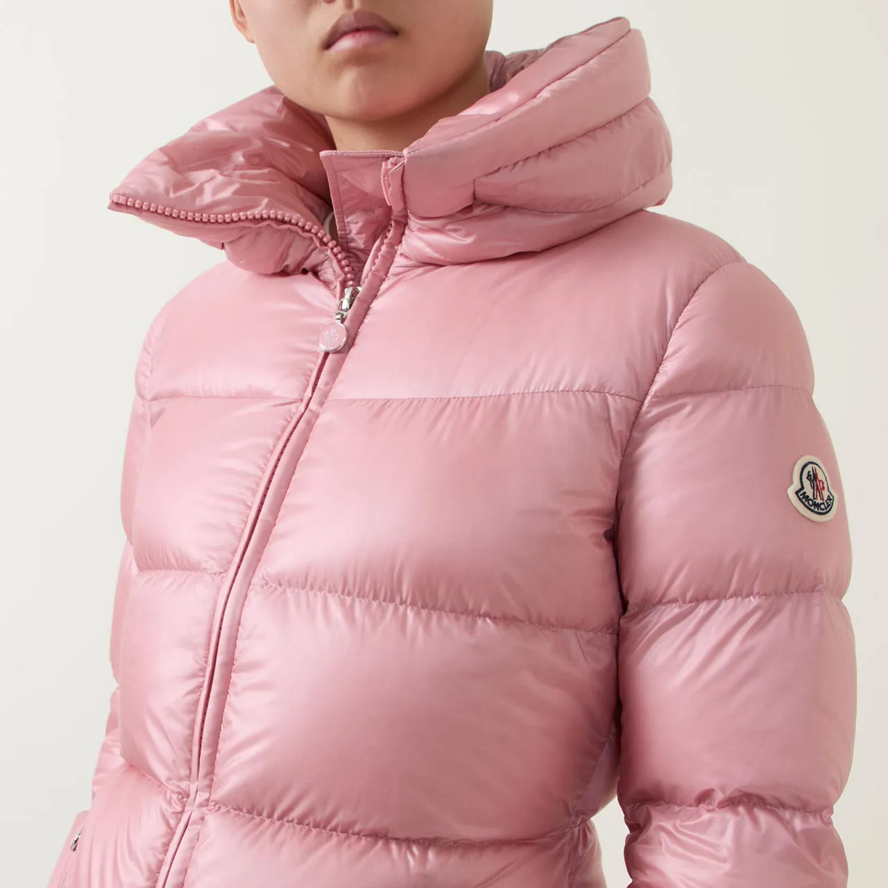 MONCLER Douro Short Down Jacket - Light Pink