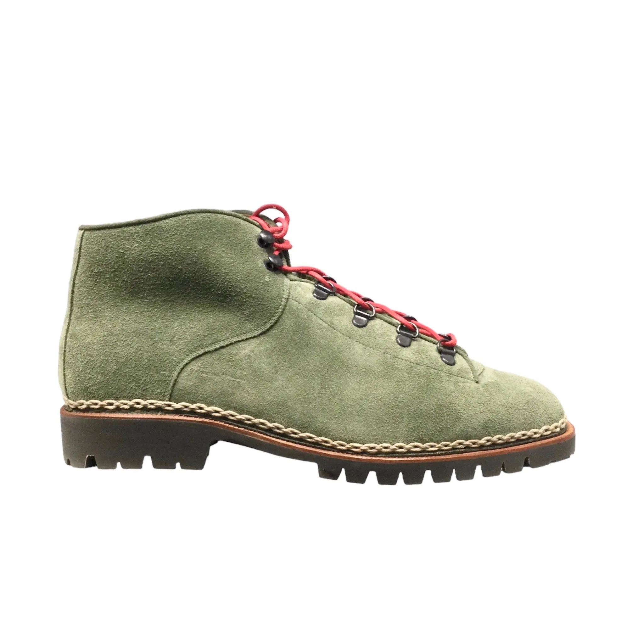 MONTAIN BOOT KUDU SUEDE LEATHER HAND WELTED NORWEGIAN STITCHES