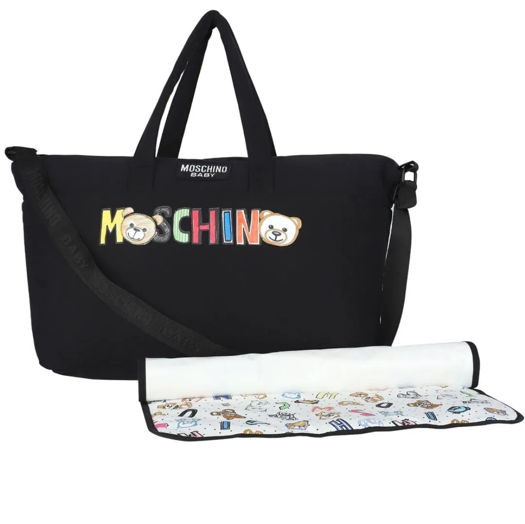 Moschino Bag Multicolour Logo Black