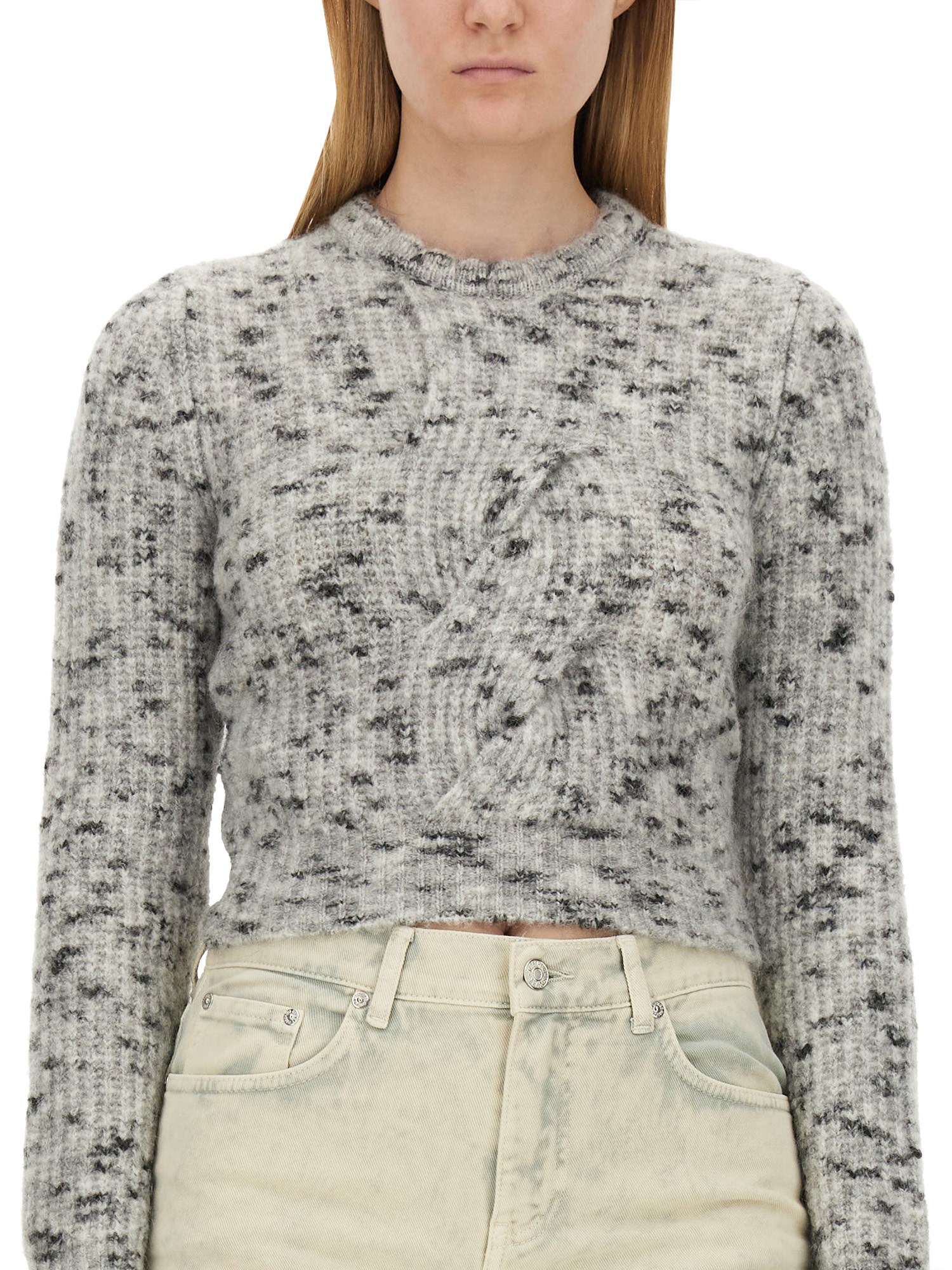 MOSCHINO JEANS    CROPPED SHIRT