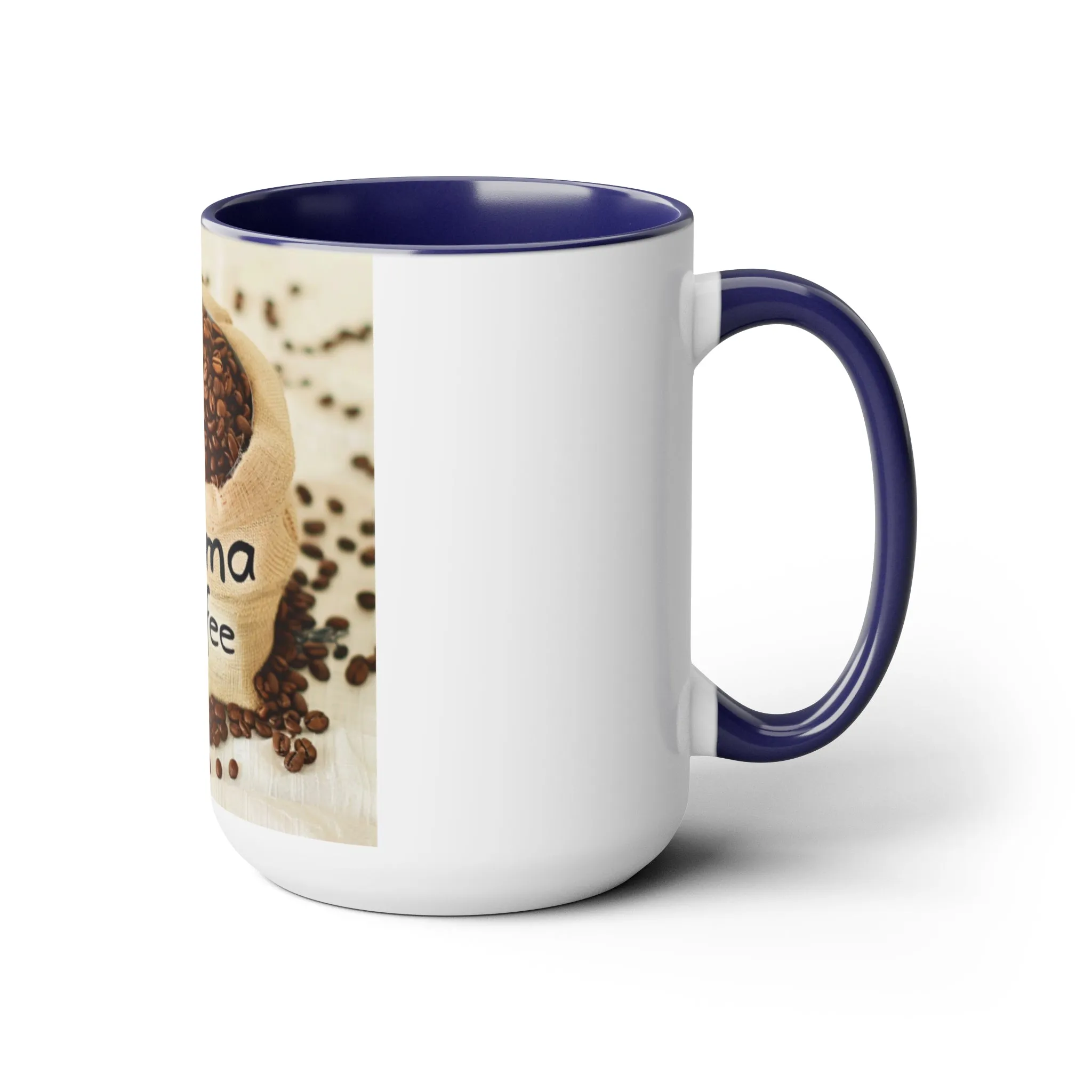 Mothers Day Two-Tone Coffee Mugs, 15oz