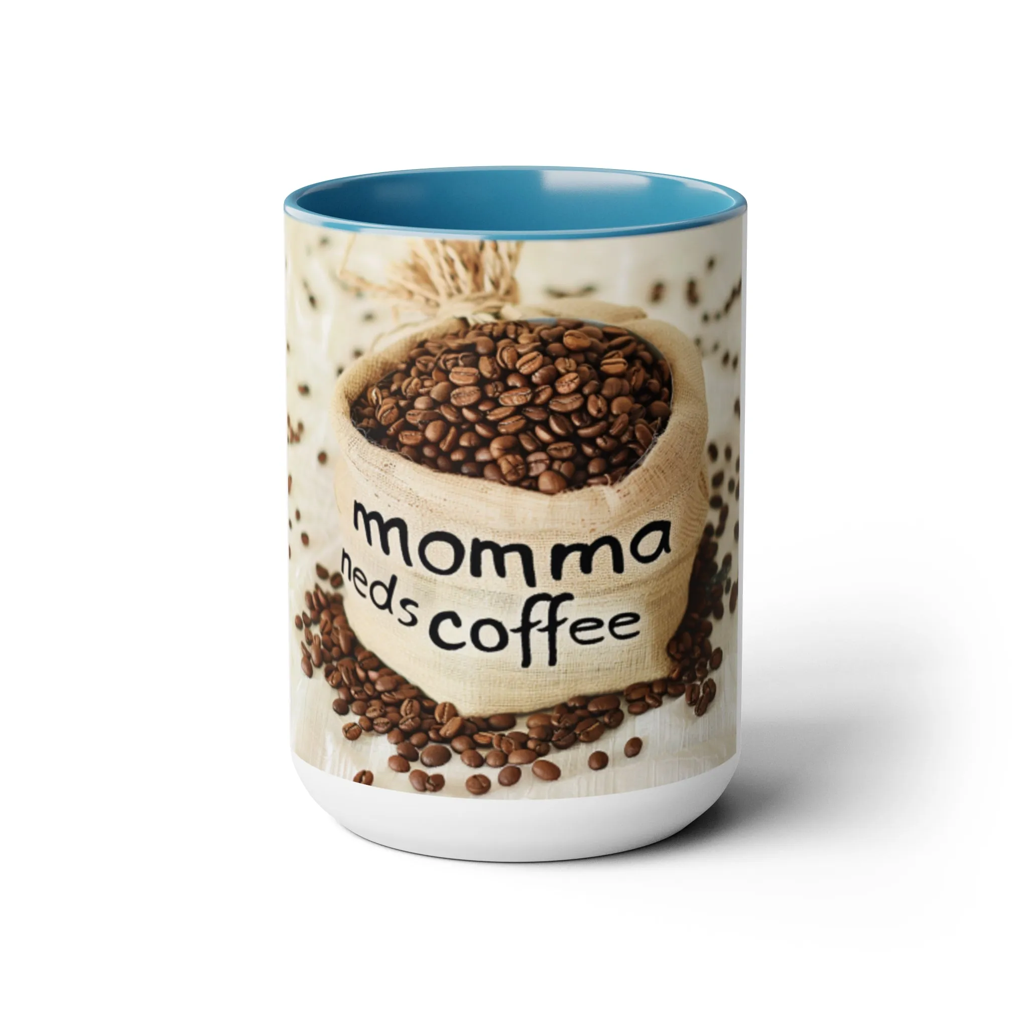 Mothers Day Two-Tone Coffee Mugs, 15oz