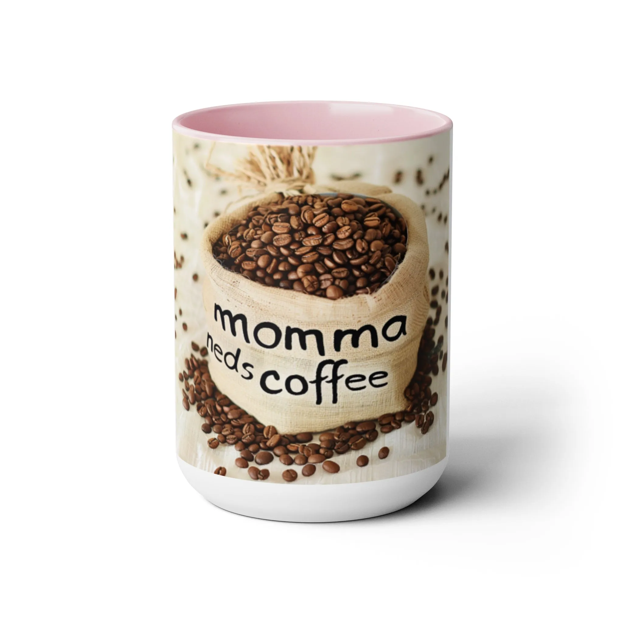 Mothers Day Two-Tone Coffee Mugs, 15oz