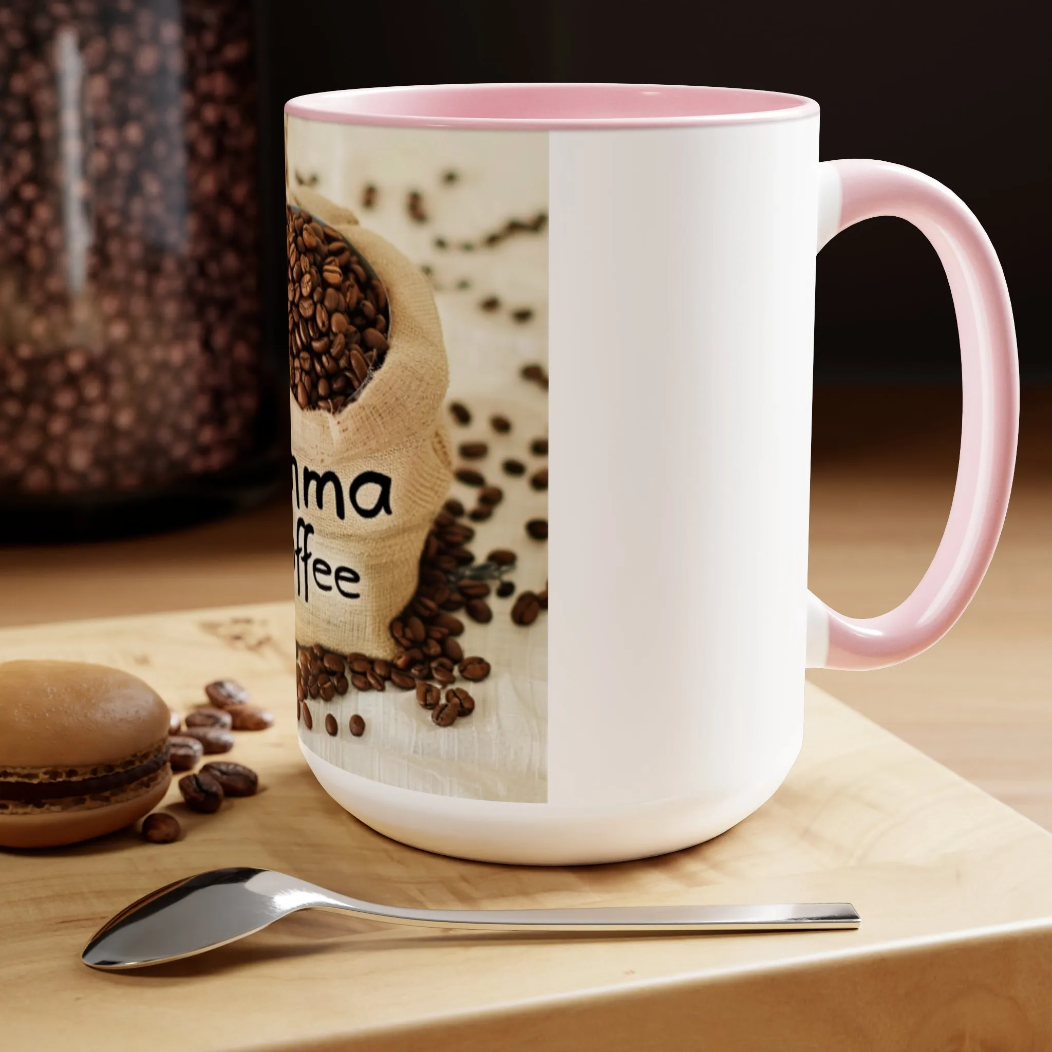 Mothers Day Two-Tone Coffee Mugs, 15oz