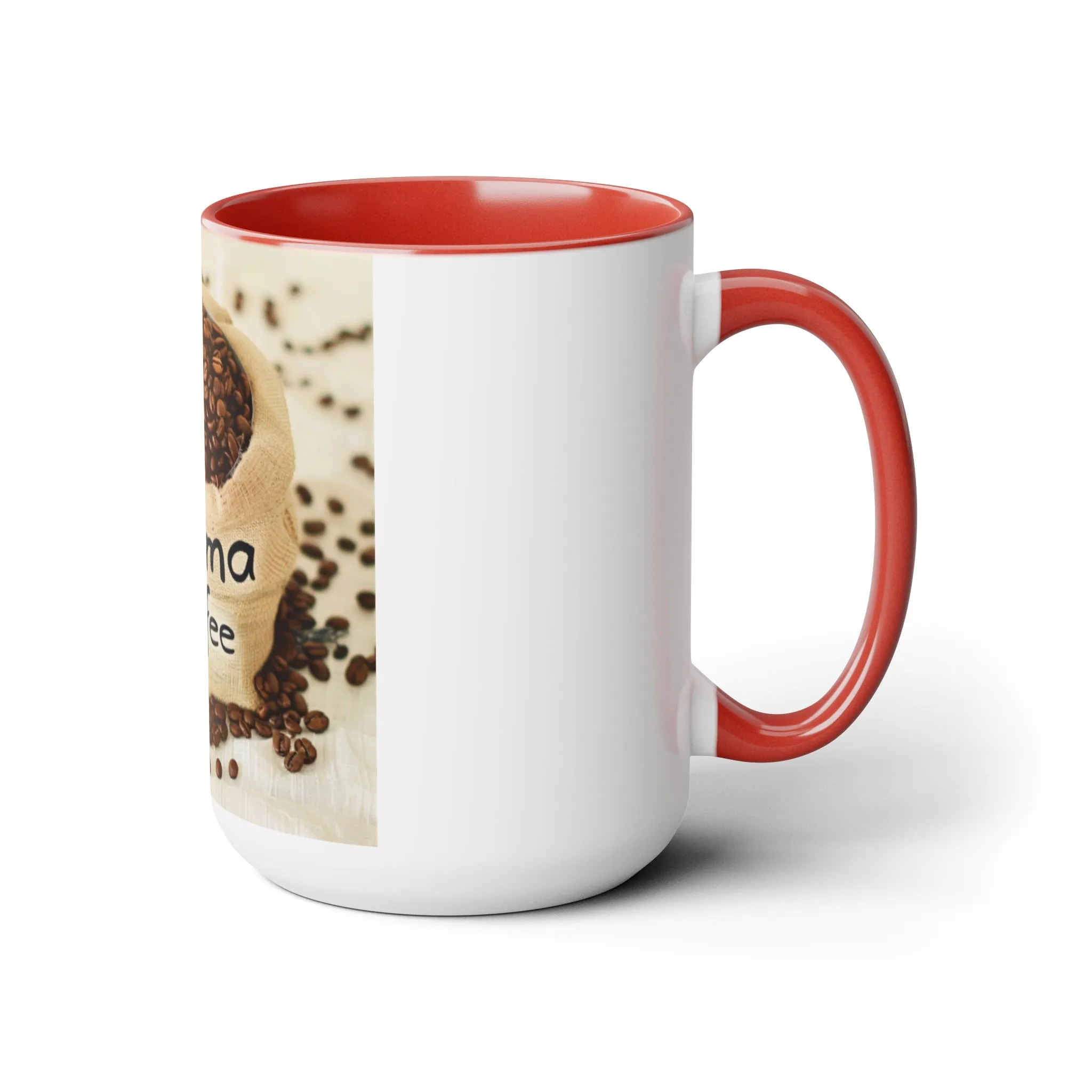 Mothers Day Two-Tone Coffee Mugs, 15oz