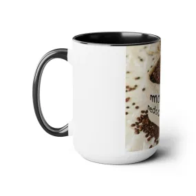 Mothers Day Two-Tone Coffee Mugs, 15oz