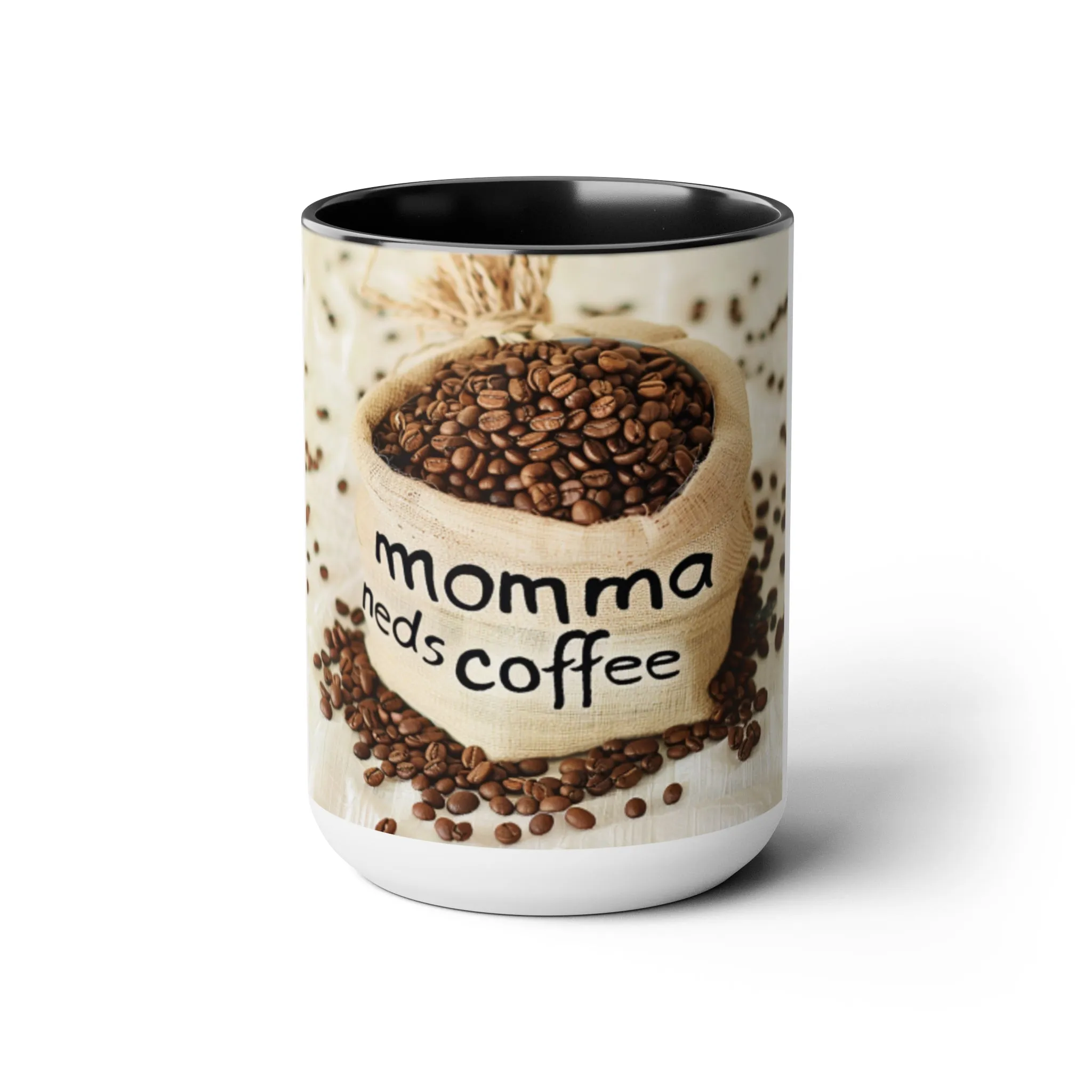 Mothers Day Two-Tone Coffee Mugs, 15oz