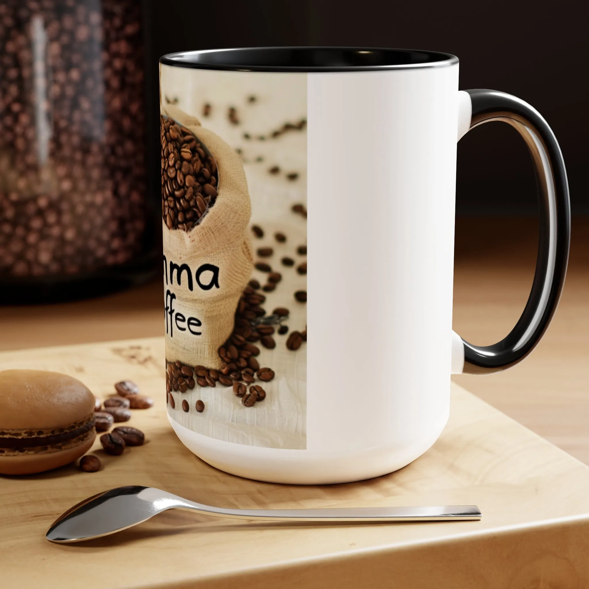 Mothers Day Two-Tone Coffee Mugs, 15oz