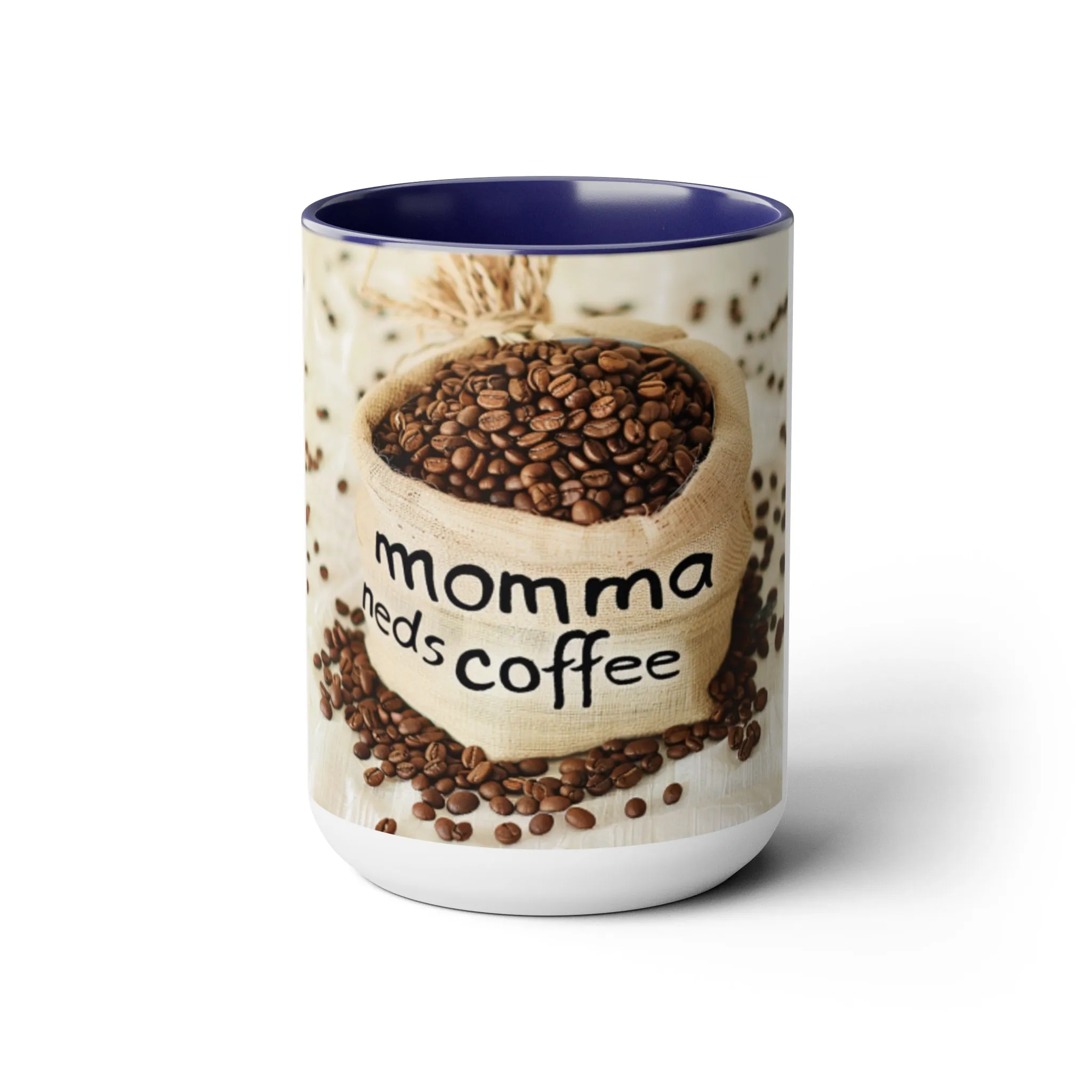 Mothers Day Two-Tone Coffee Mugs, 15oz