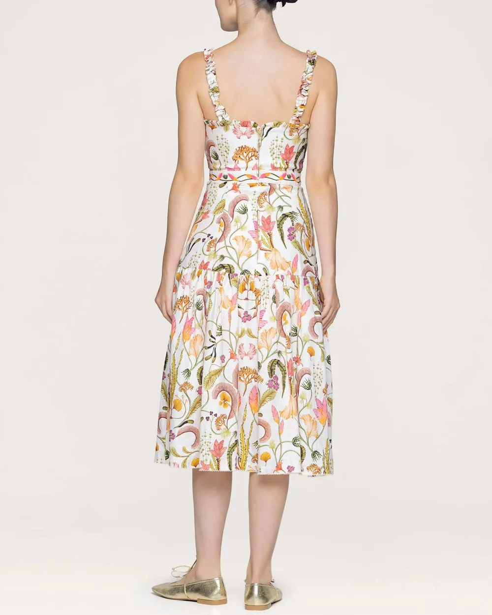 Multicolor Nispero Habitat Midi Dress