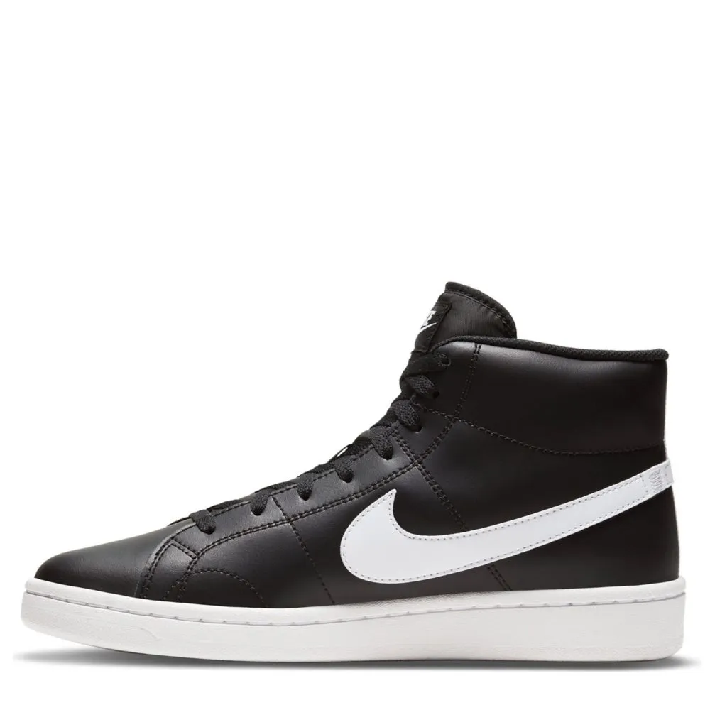 NIKE  MENS COURT ROYALE 2 MID SNEAKER