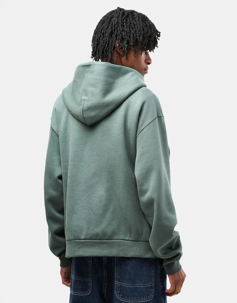 Nike SB Essential Logo Pullover Hoodie - Vintage Green/White