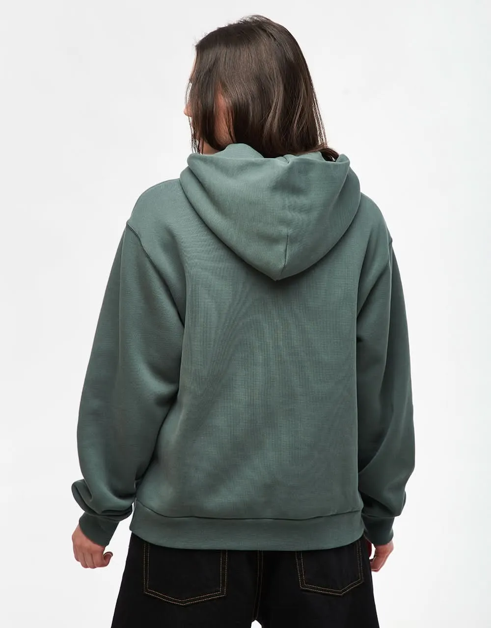 Nike SB Essential Logo Pullover Hoodie - Vintage Green/White