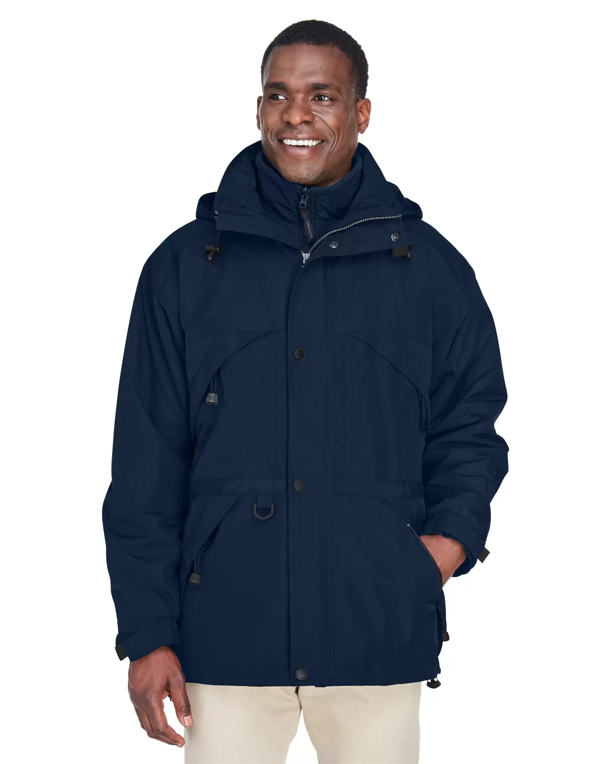 North End 88007 Adult 3-in-1 Parka with Dobby Trim SKU: 88007