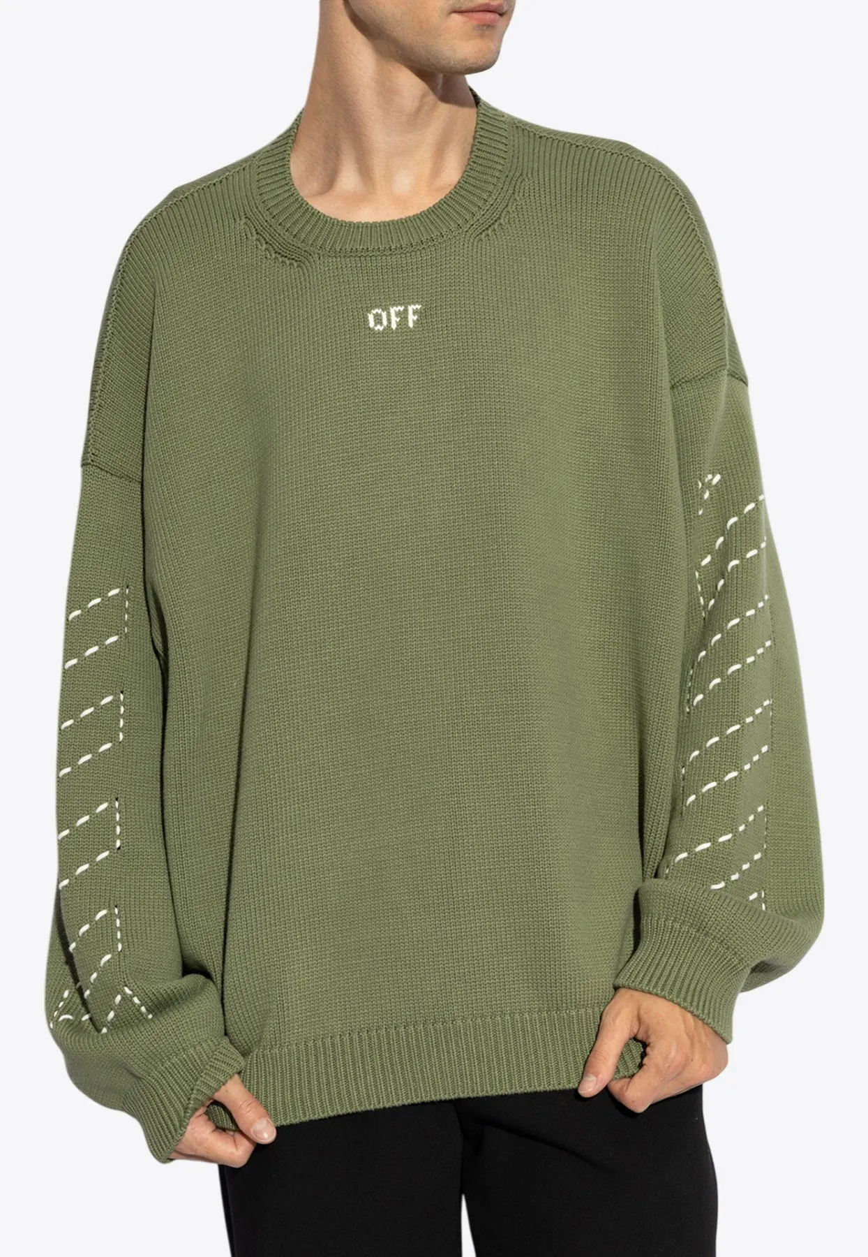 OFF Logo Knitted Sweater