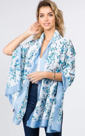 OP9491 Floral Printed Oblong Scarf