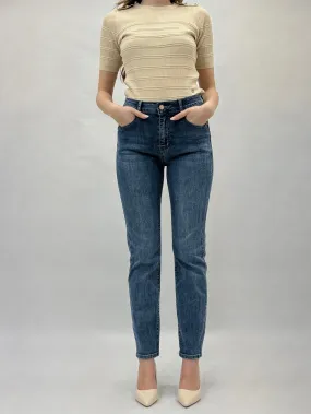 Pantaloni jeans basic elasticizzati