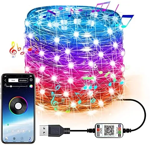 Phone APP LED IP40 WATERPROOF CAMPING CHRISTMAS FLAGPOLE LIGHTS