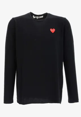 Play Heart Wool Knit Sweater