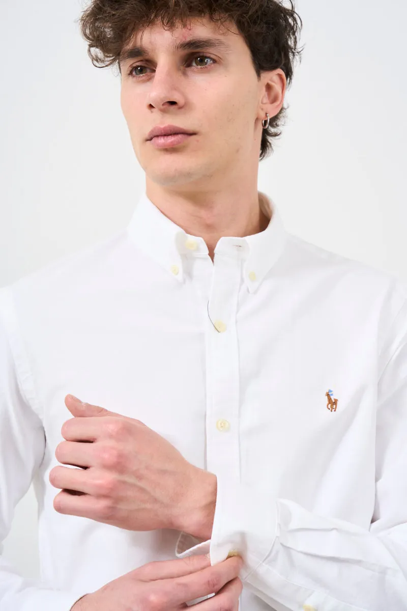 POLO RALPH LAUREN Camicia uomo Oxford dal taglio slim