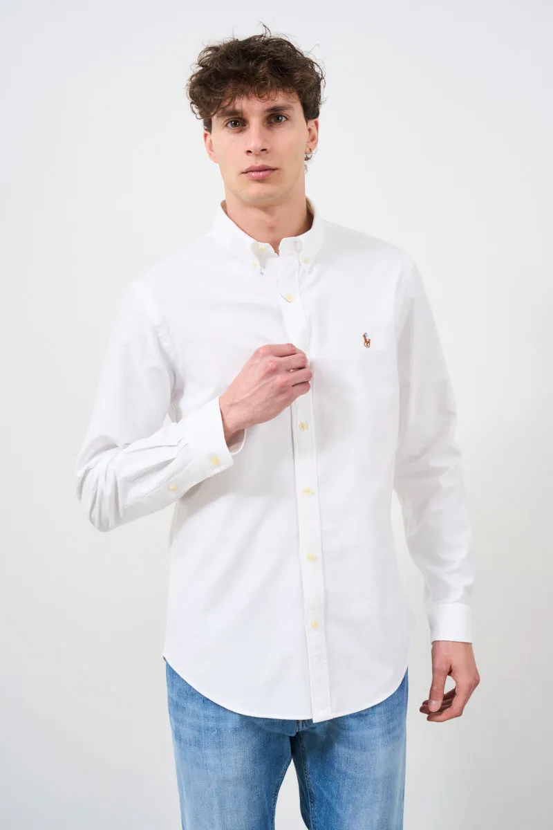 POLO RALPH LAUREN Camicia uomo Oxford dal taglio slim