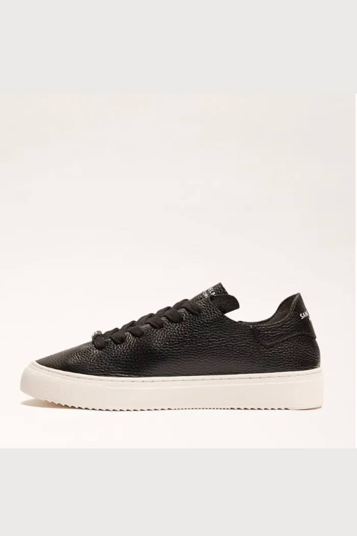 Poppy Lace Up Sneaker- Black