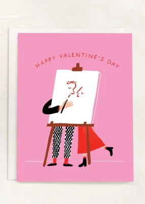 Portrait Valentine's Day Card