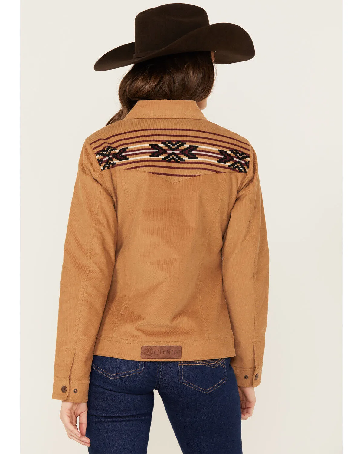 Product Name:  Cinch Women's Southwestern Print Yoke Corduroy Jacket