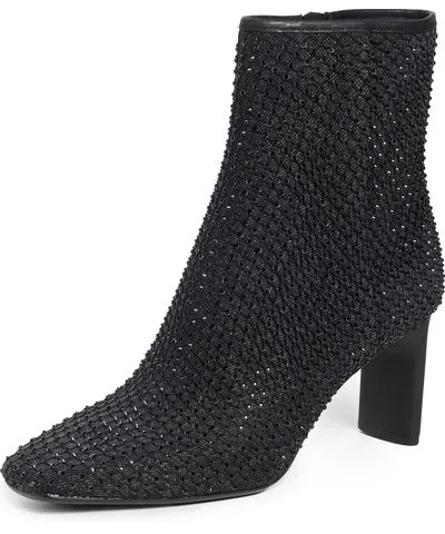 rag & bone Aja Diamante Mesh Boots Blkdnm 35