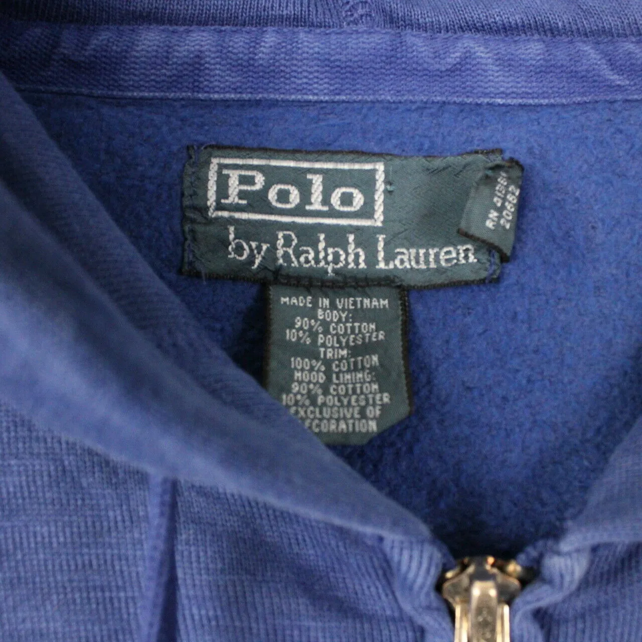 RALPH LAUREN Hoodie Blue | XL