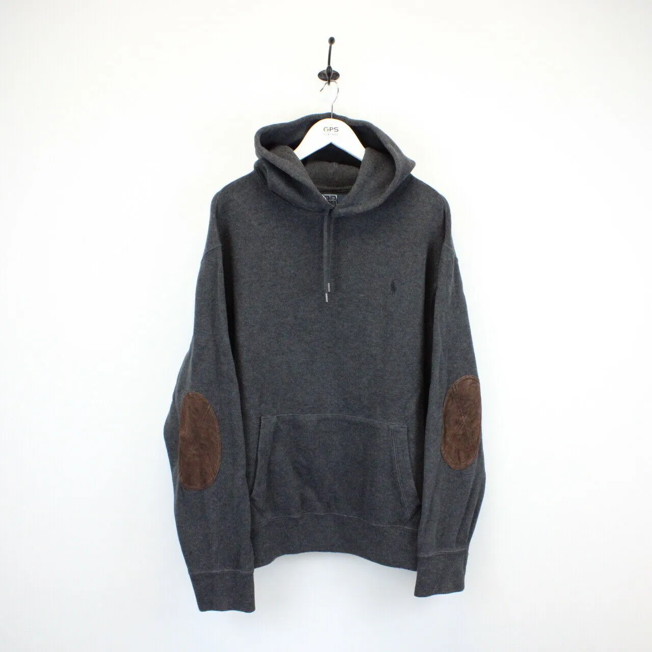 RALPH LAUREN Hoodie Grey | XXL