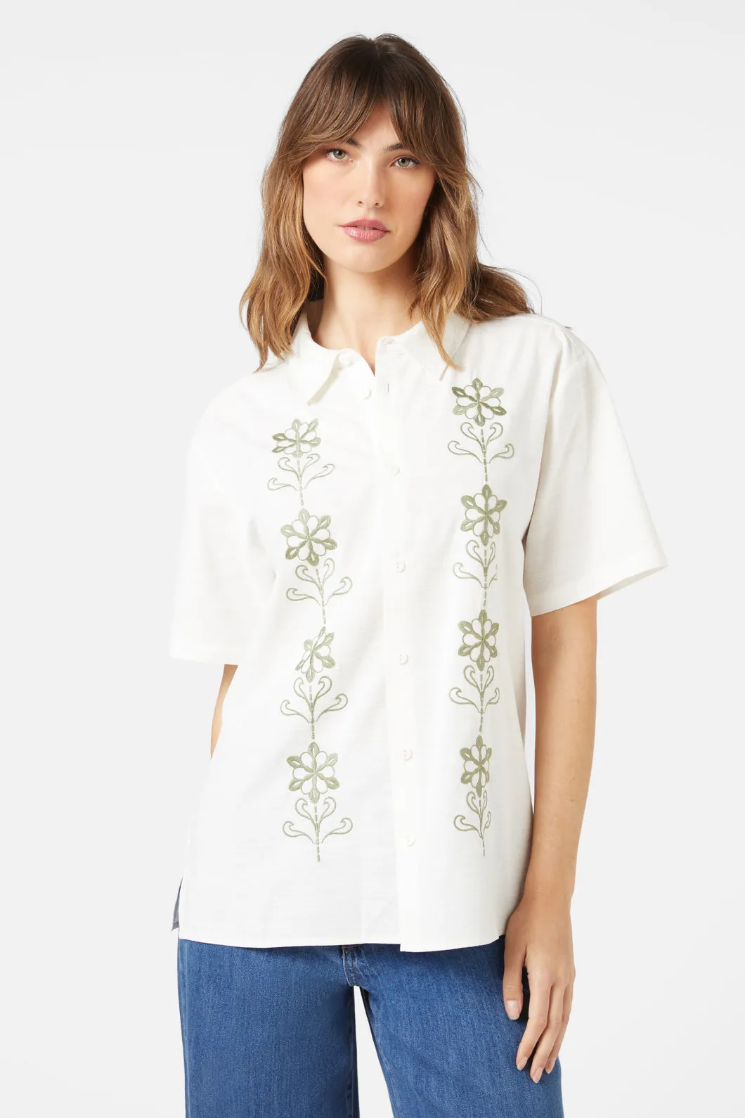 Retro Embroidered Everyone Shirt