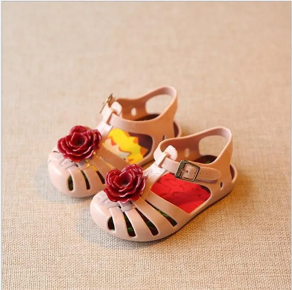 Rose Jelly Sandals - Priority Shipping