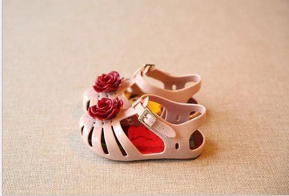 Rose Jelly Sandals - Priority Shipping