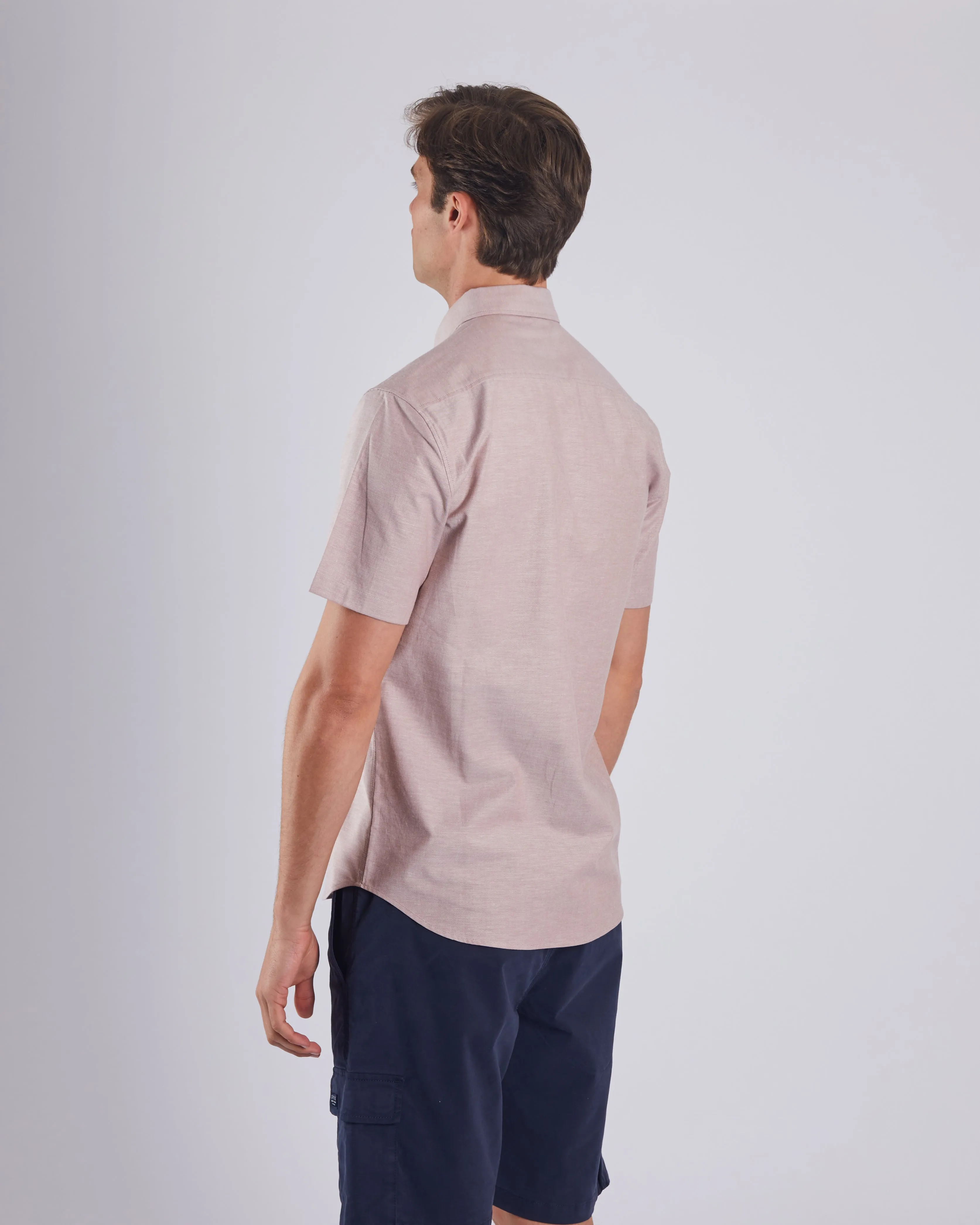 Ryan Oxford SS Shirt Warm Spice