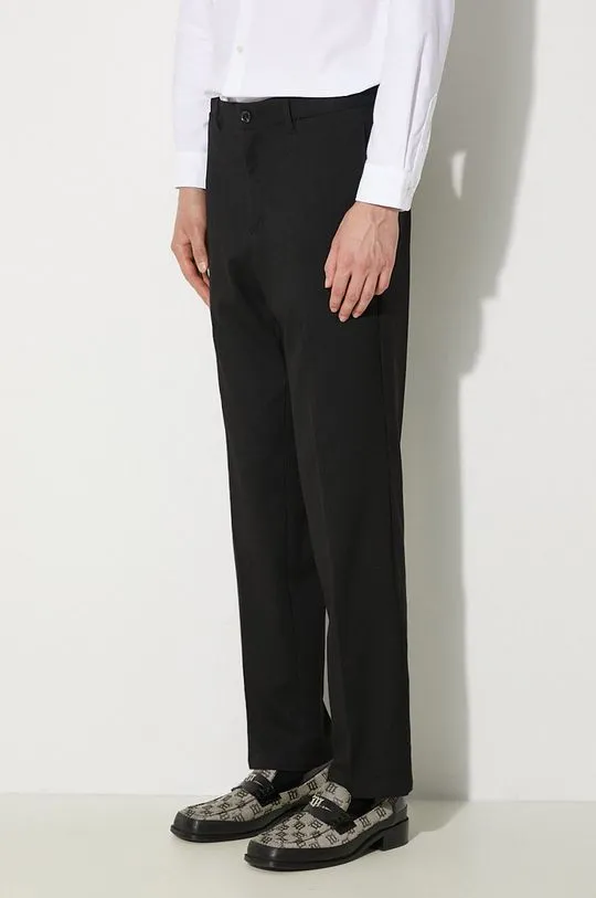 Samsoe Samsoe trousers men's black color