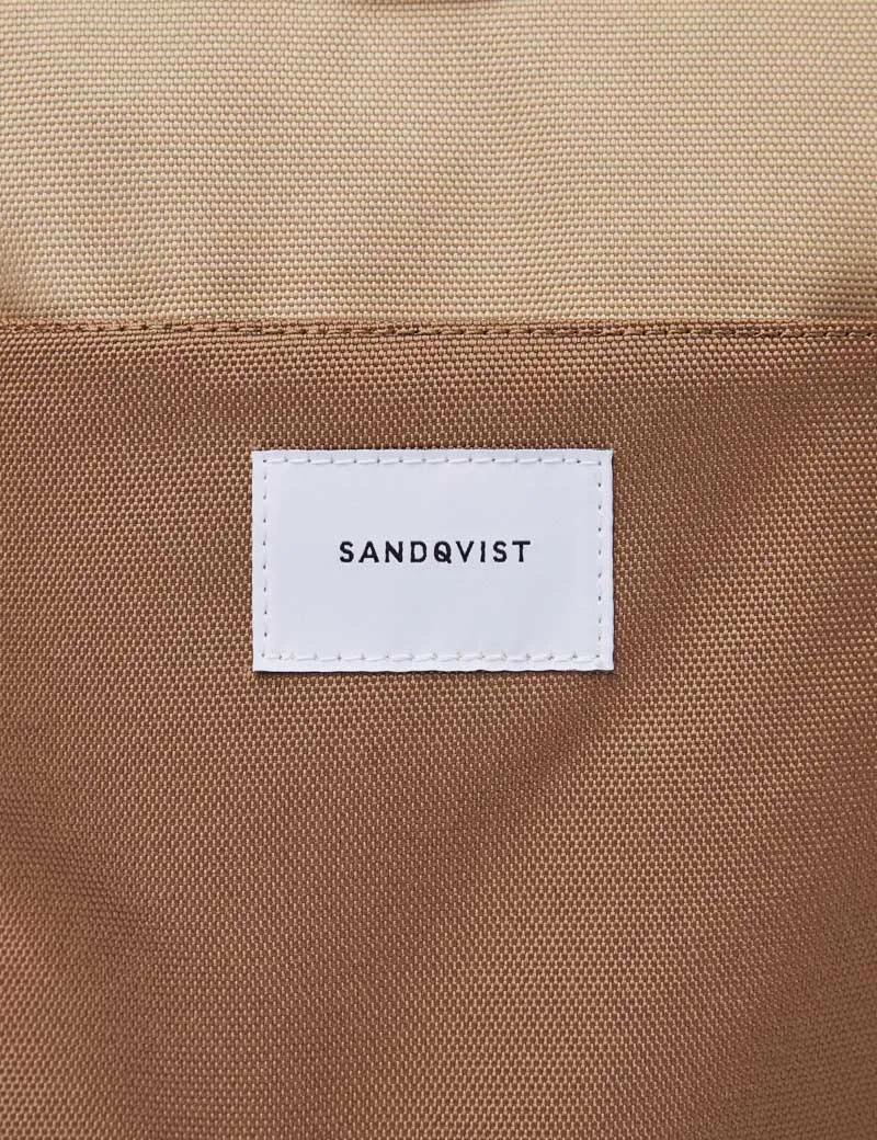 Sandqvist Ilon Rolltop Backpack Brown Natural Leather