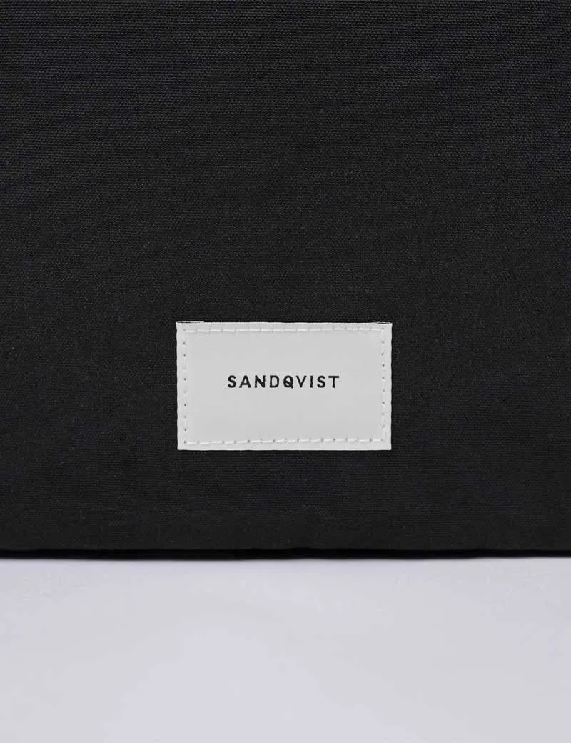 Sandqvist Kaj Rolltop Backpack Black Black