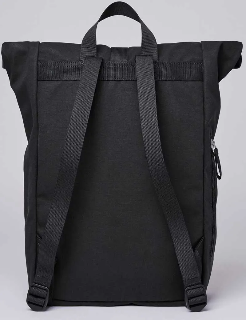 Sandqvist Kaj Rolltop Backpack Black Black