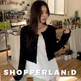 SHOPPERLAND  |Casual Style Street Style Long Sleeves Plain Cotton