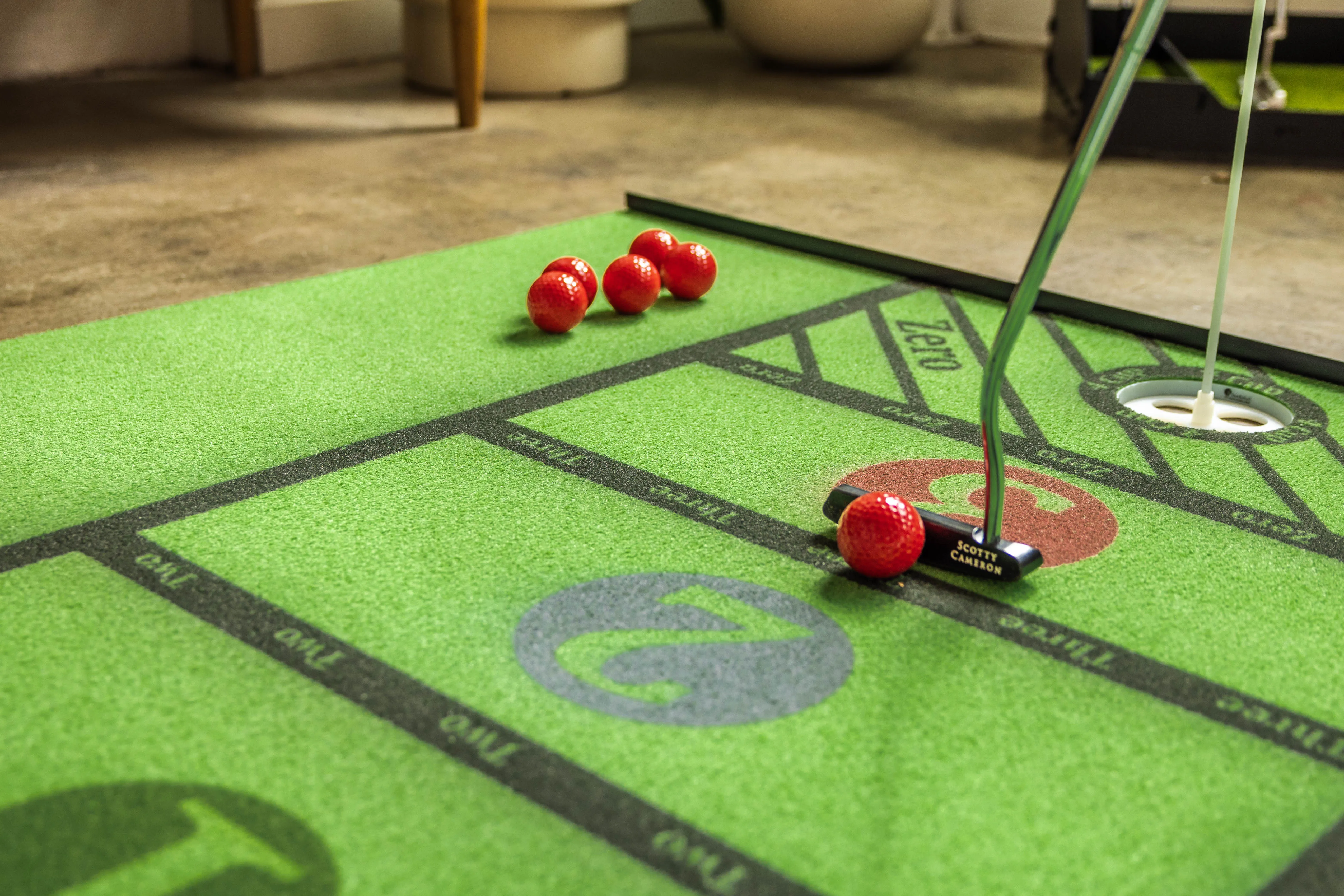 ShufflePutt, Putting Game! Putting and Shuffleboard with a Drain It Twist (4 SIZES)