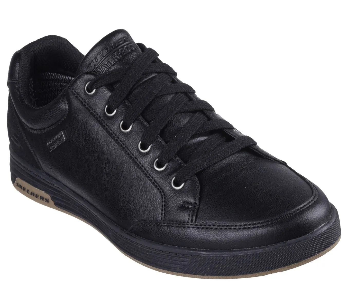 Skechers Cavell Sparkman Lace Up Shoes Black